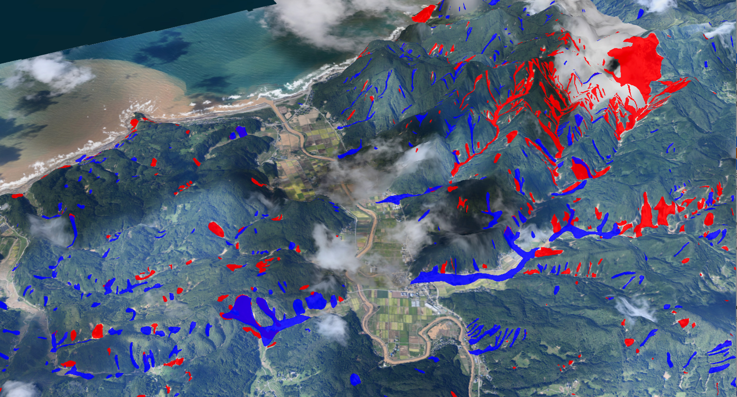 能登半島地震・水害 崩壊範囲3DマップのOGP画像